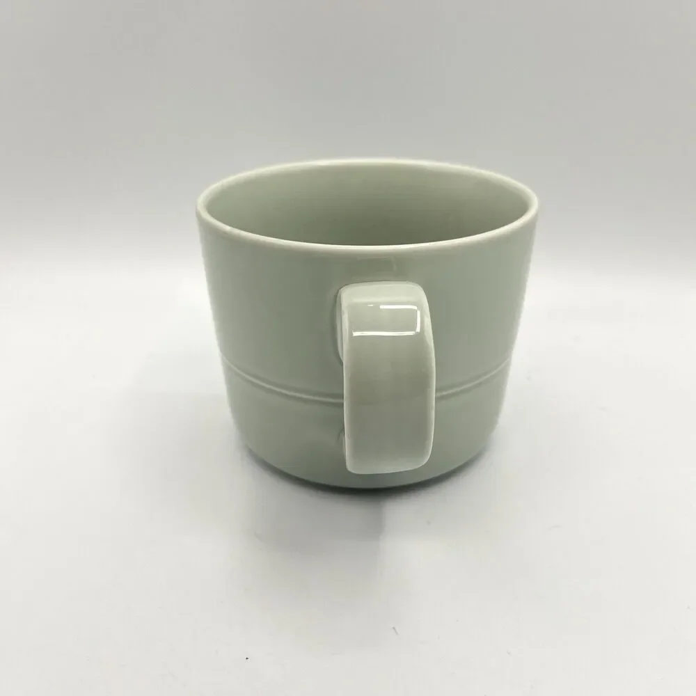 Crate & Barrel Aaron Probyn Hue Coffee Mug Light Green 12oz.